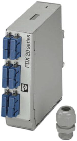 REG-Spleissbox Phoenix Contact FDX 20, für 6× SC-Duplex (OS2), komplett