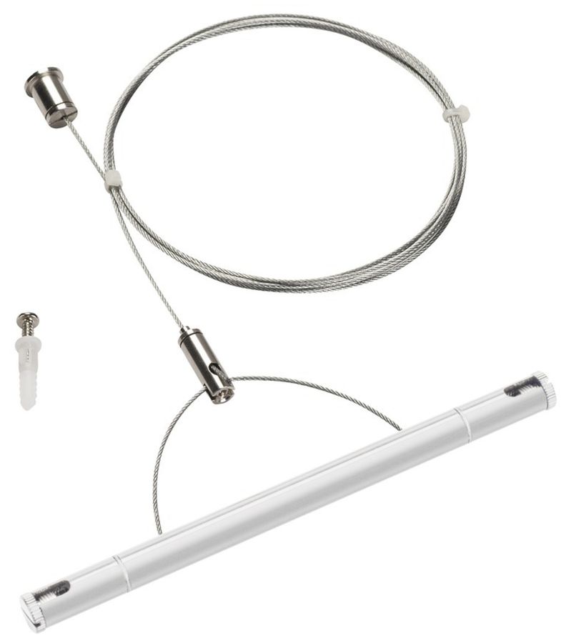 Suspension de câble SLV pour système de câble b.t. TENSEO, 2000mm, blanc