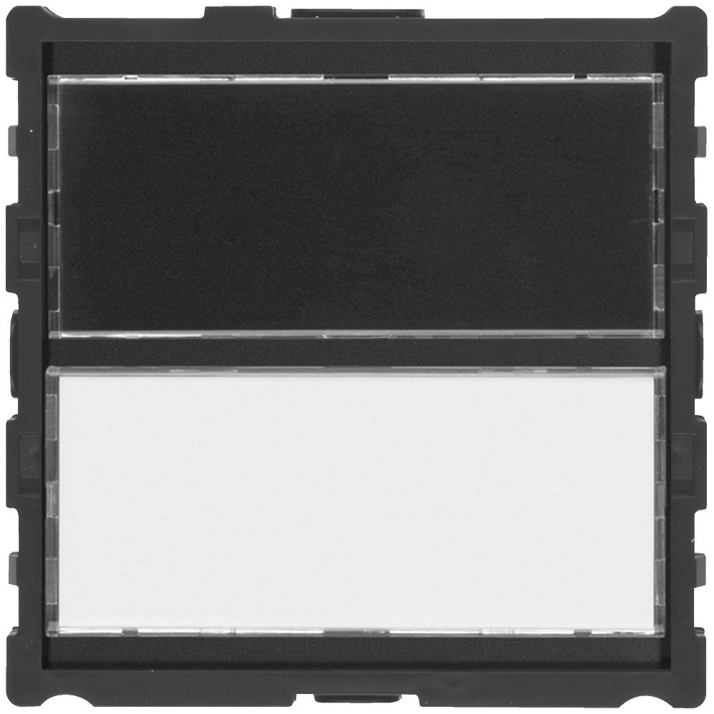 Ruftaster-Modul Hager elcom.modesta f.Türsprechanlage m.LED-Namensschild 1Whg.