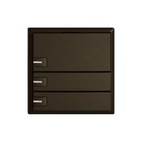 Pulsante universale EDIZIO.liv UNI SNAPFIX® 5…48V c.LED blu 3× com.1T ma