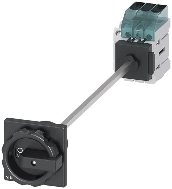 Interrupteur de charge Siemens SENTRON 3LD3 sol 32A 3L +1F/1O 66×66mm no