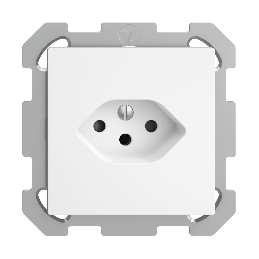 UP-Steckdose EDIZIOdue T13 weiss mit Shutter