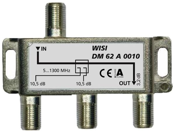 Deviatore F WISI DM62A 0010 2 volte 10dB 5…1300MHz