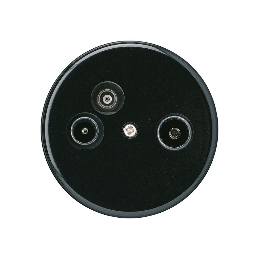 Antennendose TV-R-Daten basico A 2GHz 19db schwarz