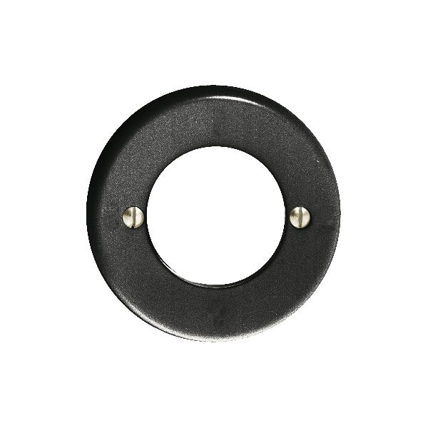 Kit frontal FH noir pour interr. rot.à clé, s.gravure