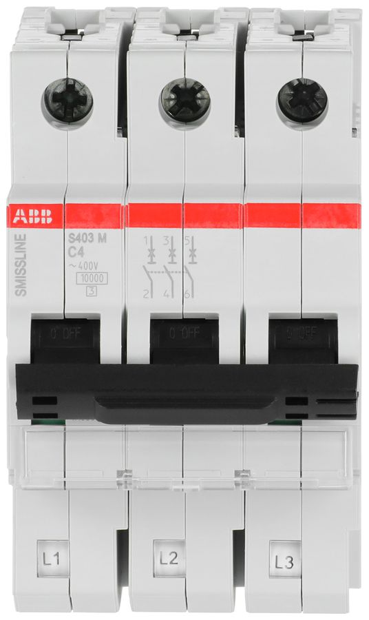 Disgiuntore SMISSLINE TP S 3×4A C 10kA