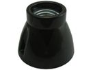 Fassung Elektrogros Deckenfassung E27 250V 4A Ø75×65mm Porzellan schwarz