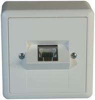 Presa AP 1×RJ45/s 4P ITplus EDIZIOdue bianco