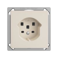 Prise INC EDIZIOdue T25 16A crema, avec bornes enf.