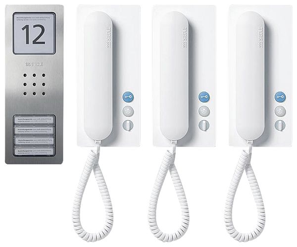 AP-Audio-Set Siedle, System Compact 1+n, 3 Ruftasten