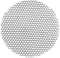 Écran en nid d'abeilles SLV NUMINOS XL aluminium symétrique Ø83.6mm noir