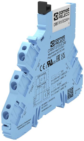 Interfacerelais ComatReleco CRINT-C131, 110…125VUC, 1W AgSnO2 6A/250VAC