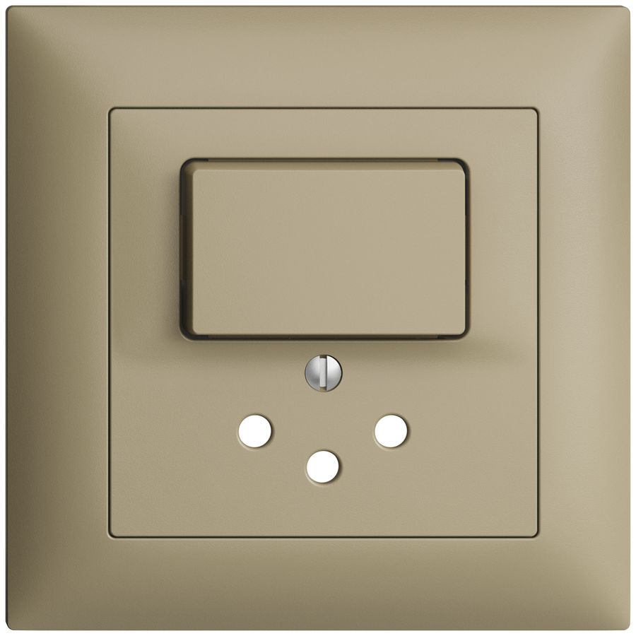 Kit frontal ENC EDIZIOdue sand 88×88mm T12 avec shutter