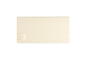 Poussoir 1/2 EDIZIO.liv SNAPFIX® p.KNX&UNI s.LED comm.à 1 touche cr