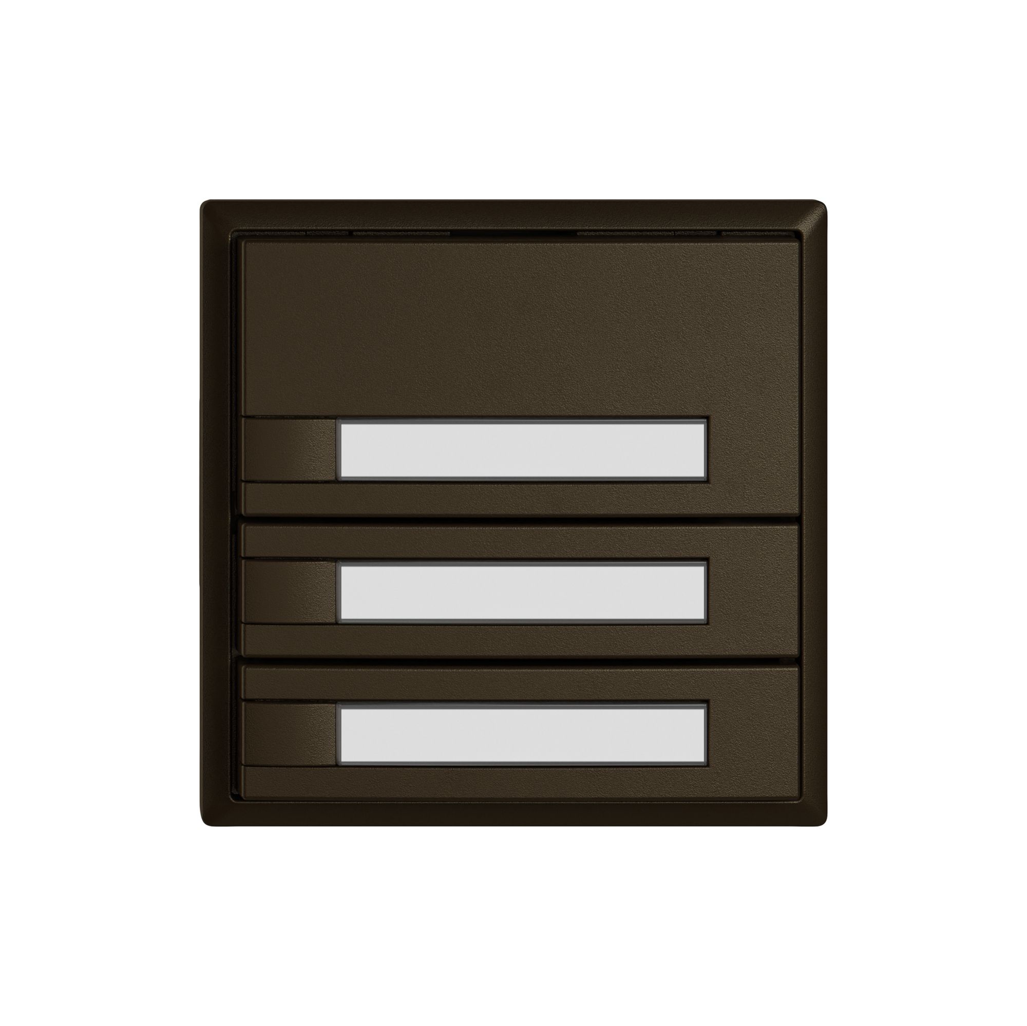 Universaltaster EDIZIO.liv UNI SNAPFIX® 5…48V o.LED 3× 1-Tbed.Pap.br