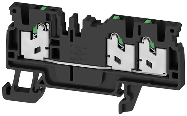 Borne de passage joignable WM S3C 2.5mm² 24A 800V ressort 3×1 DIN35 no