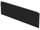 Blindplatte 19" Schnellverschluss 3HE Stahl schwarz