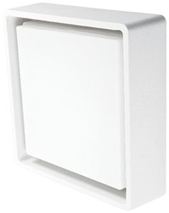 Plafonnier/applique LED SG Frame Square 7W 630lm 830 IP66 VAR 240×240 blanc