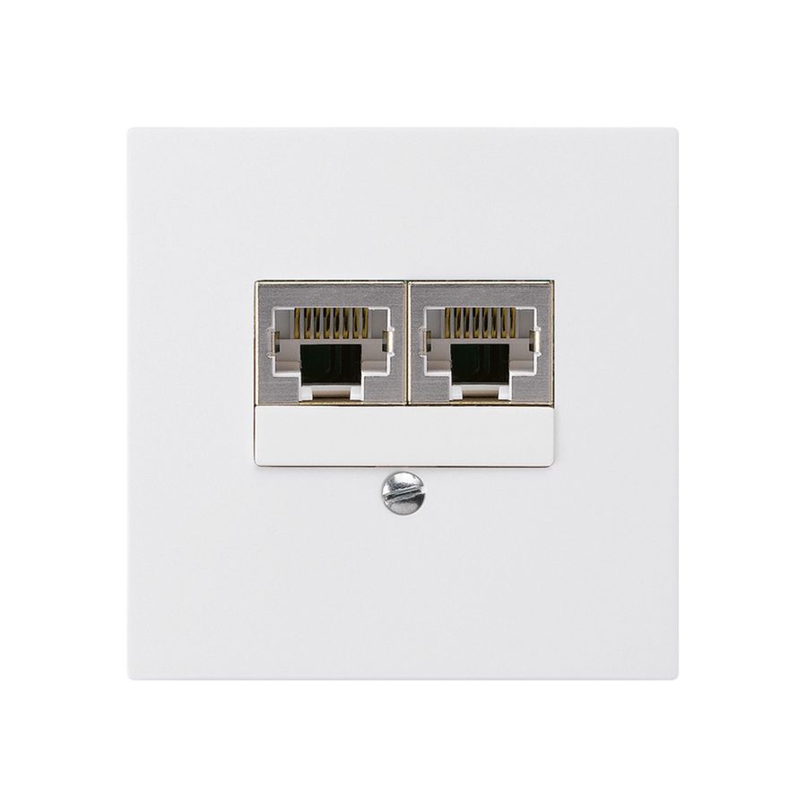 UP-Dose kallysto 2×RJ45s getrennt weiss