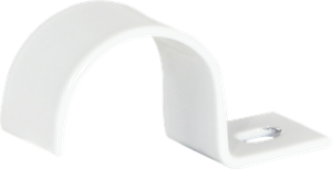 Bride Plica 1-lappig M25 Stahl lackiert hellgrau