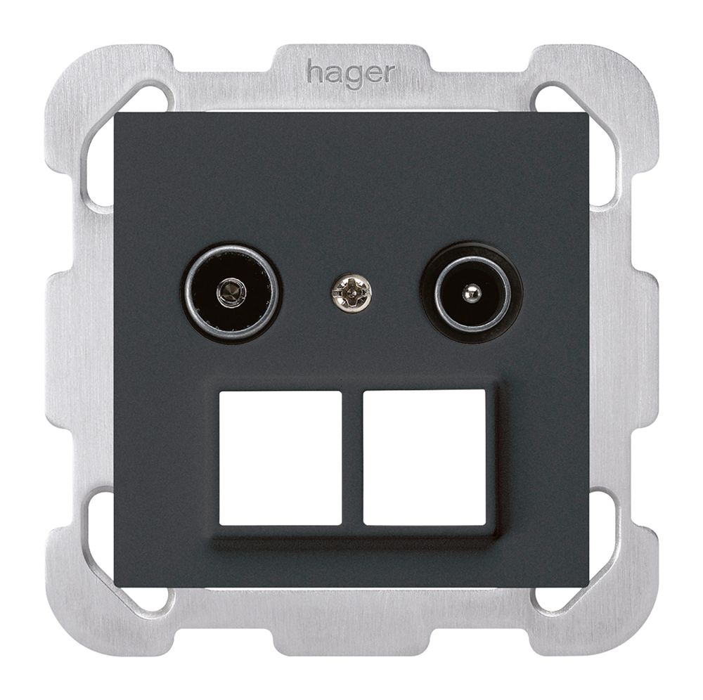 Prise d'antenne ENC R/TV HMS kallysto B 19dB noir