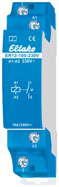 Teleruttore AMD Eltako ER12 12…230V AC/DC 1CO 16A 250V AC 1UM