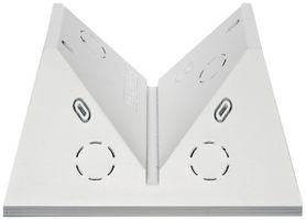 Equerre de fixation pour détecteur de présence 220 blanc