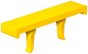 Klemmenmarkierung Weidmüller WAD 12 MC B GE/SW 36.2×11.9mm PA66 gelb