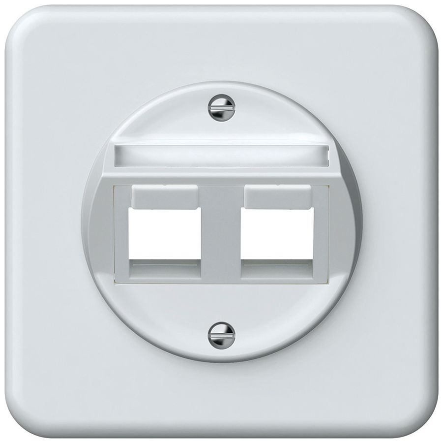 Kit di montaggio INC origin obliquo 2×Keystone 92×92mm bianco