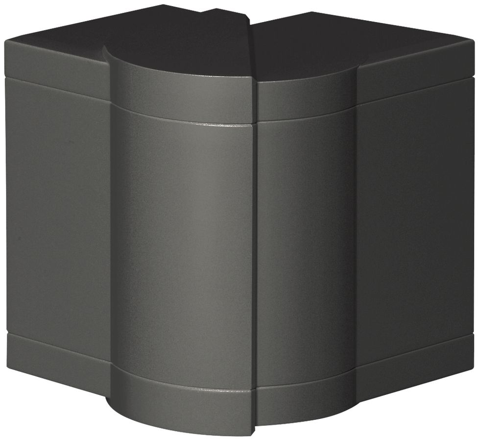 Angle extérieur tehalit réglable canal BR 65×100mm couvercle 80mm noir graphite