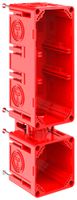 NUP-Einlasskasten CRALLO-LEU 278×78×73mm 3×1 Halogenfrei rot