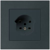 UP-Steckdose HA kallysto.pro Typ 15 mit Steckklemmen schwarz