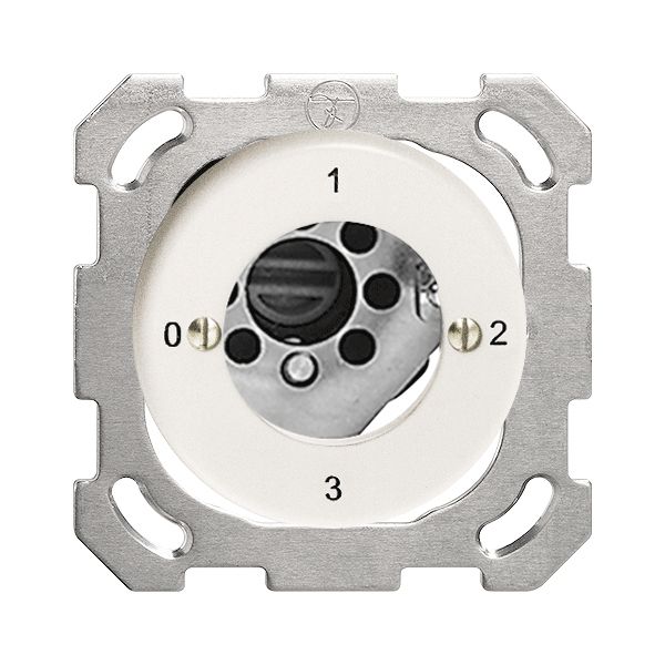 Interruttore rot. INC FH 5/2P bianco per serrat.di sic. senza cilind