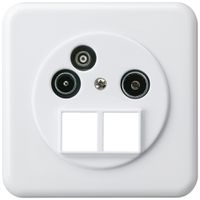 Presa d'antenna INC TV-R-Dati basico HMS C 2GHz 19db bianco