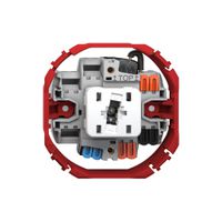 Leuchtdruckschalter Feller SNAPFIX® 3/1L Seitenlinse KS weiss