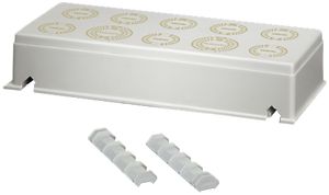 Anbauflansch grau 8×M25/32, 2×M25/32/40 Hensel Enystar