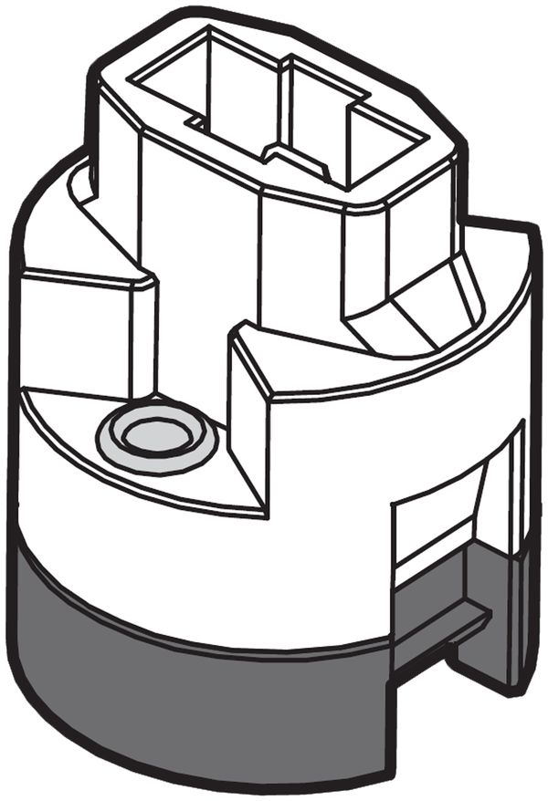 Portalampada steatite G9 Ø26.2×33.5 per lampada alogeno