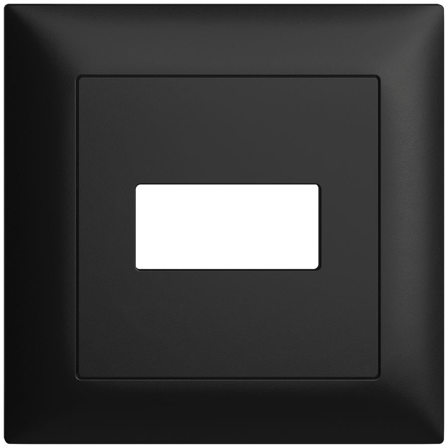 Set frontale EDIZIOdue FMI per rilevatore di movimento pirios 180 R eco, nero