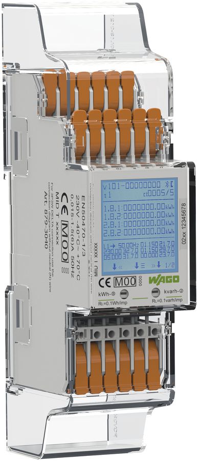 Compteur d'énergie AMD WAGO MID25 3LN indirecte 1/5A achat/livraison tarif multi