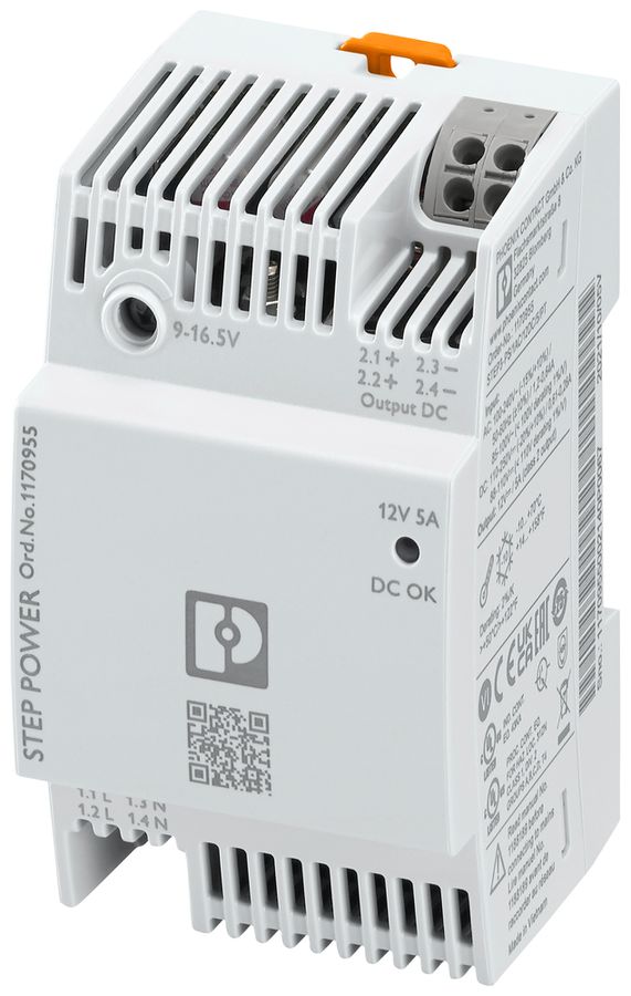 Schaltnetzteil PX STEP3-PS/1AC/12DC/5/PT 1L OUT:12VDC/5A