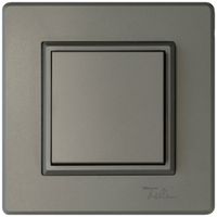 AP-Funktaster ALADIN EnOcean EDIZIO.liv 1K/1T batterielos dunkelgrau