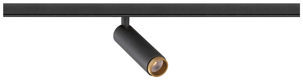 Spot LED SLV GRIP S 1×9.8W 530lm 927 29° DALI 48V AD Ø30×101mm nero