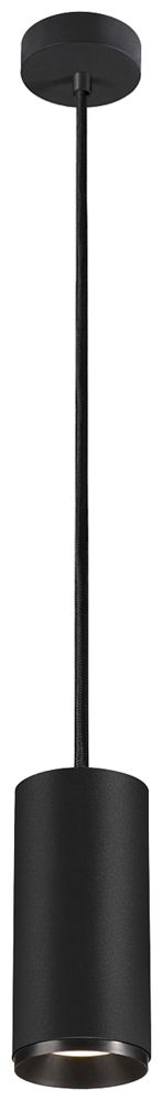 LED-Pendelleuchte SLV NUMINOS L DALI 28W 2715lm 4000K 60° Ø100×213mm schwarz