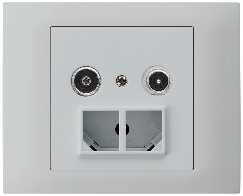 EB-Multimediadose kallysto R-TV mit EB-Dose G3 Bauart T 10.5dB 2GHz hellgrau