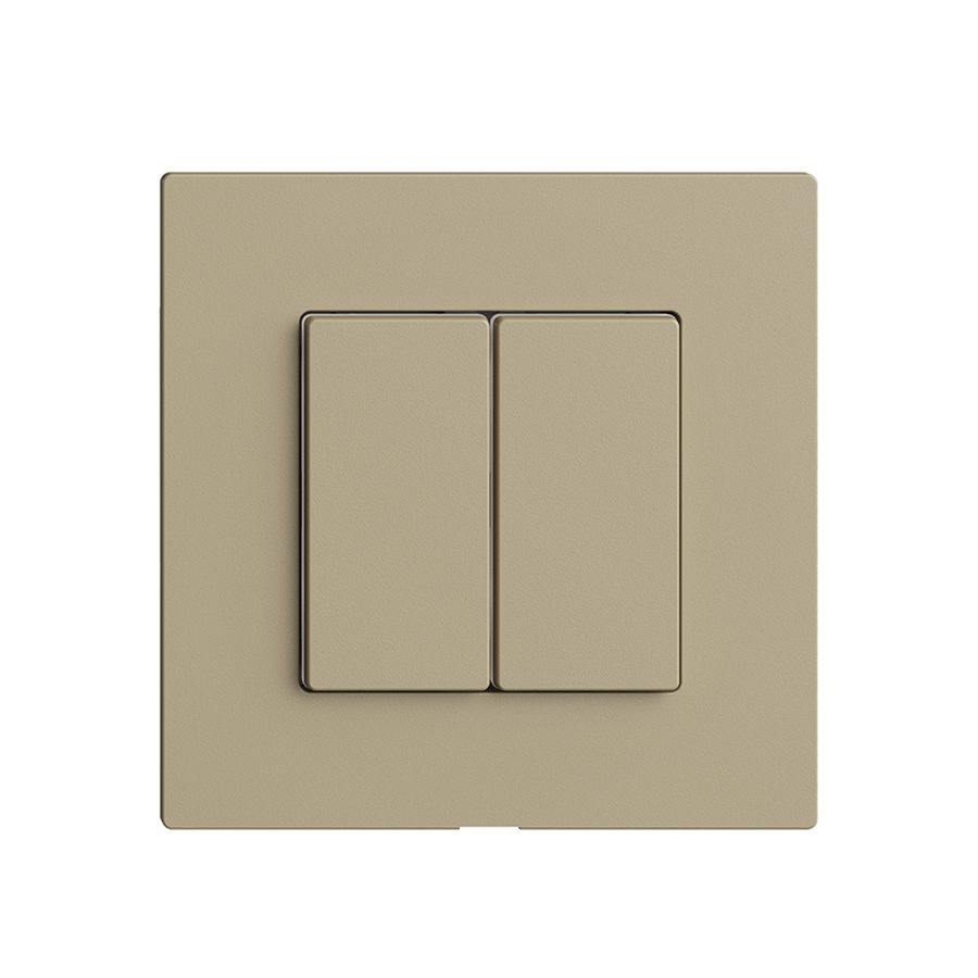 Bedienaufsatz zu Druckschalter 2K/2T Edue Wiser sand