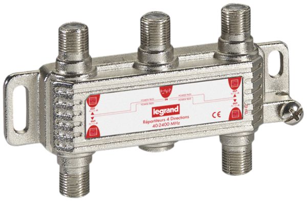 Distributeur TV quadruple Legrand InOne