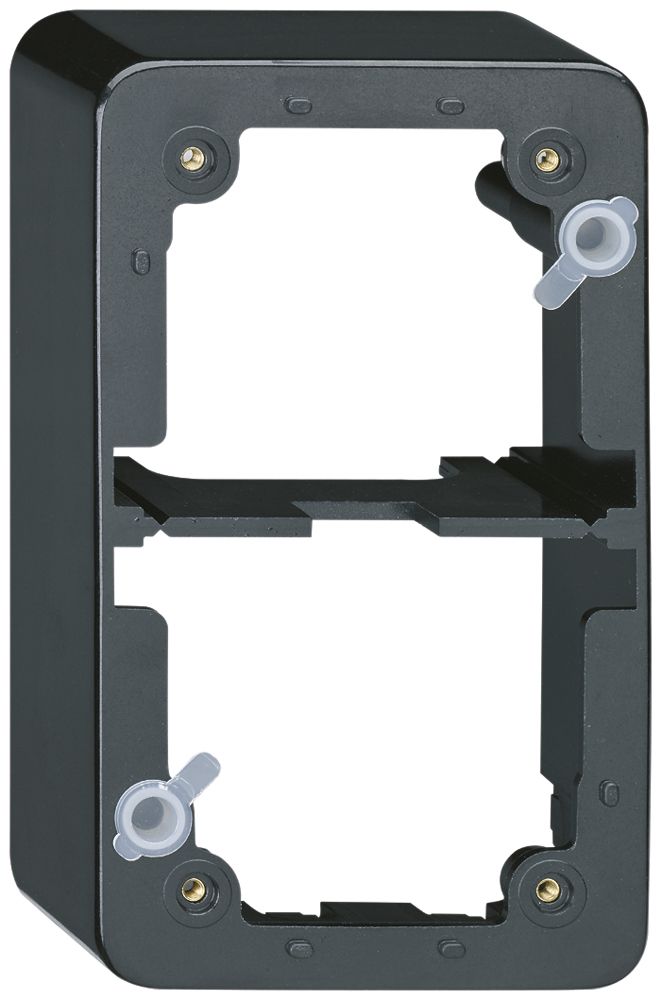 AP-Rahmen basico 2×1/50mm schwarz