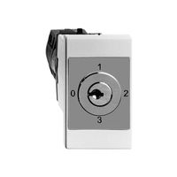 EB-Drehschalter FH 5/1L schwarz mit Sicherheitsschloss