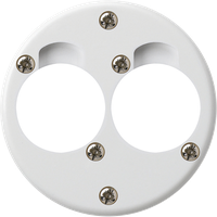 Montageset für 2 XLR basico weiss