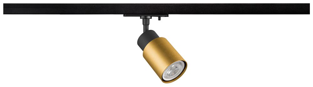 Spot SLV PURI 2.0 Tube GU10 1×6W REG AD1PH Ø55mm nero/oro